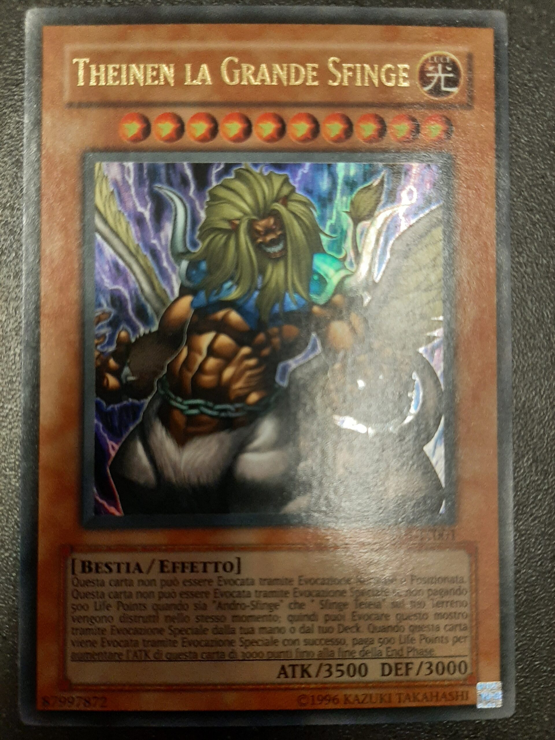 Carta Yu-Gi-Oh! Theinen la Grande Sfinge - Ultra Rare - 001 - Exclusive  Pack 1 - Excellent - Italiano